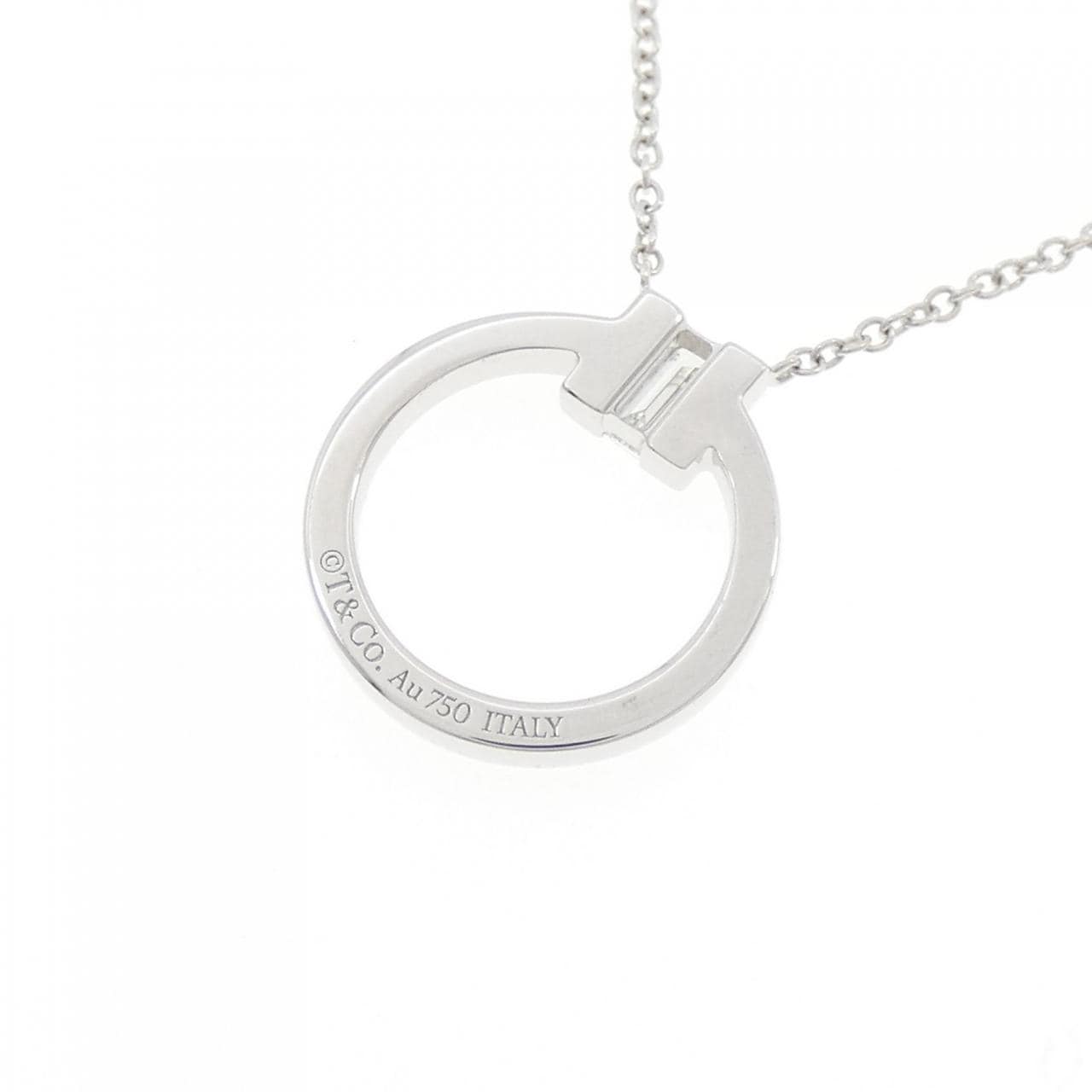 ティファニー Tトゥー ネックレス 0.14CT