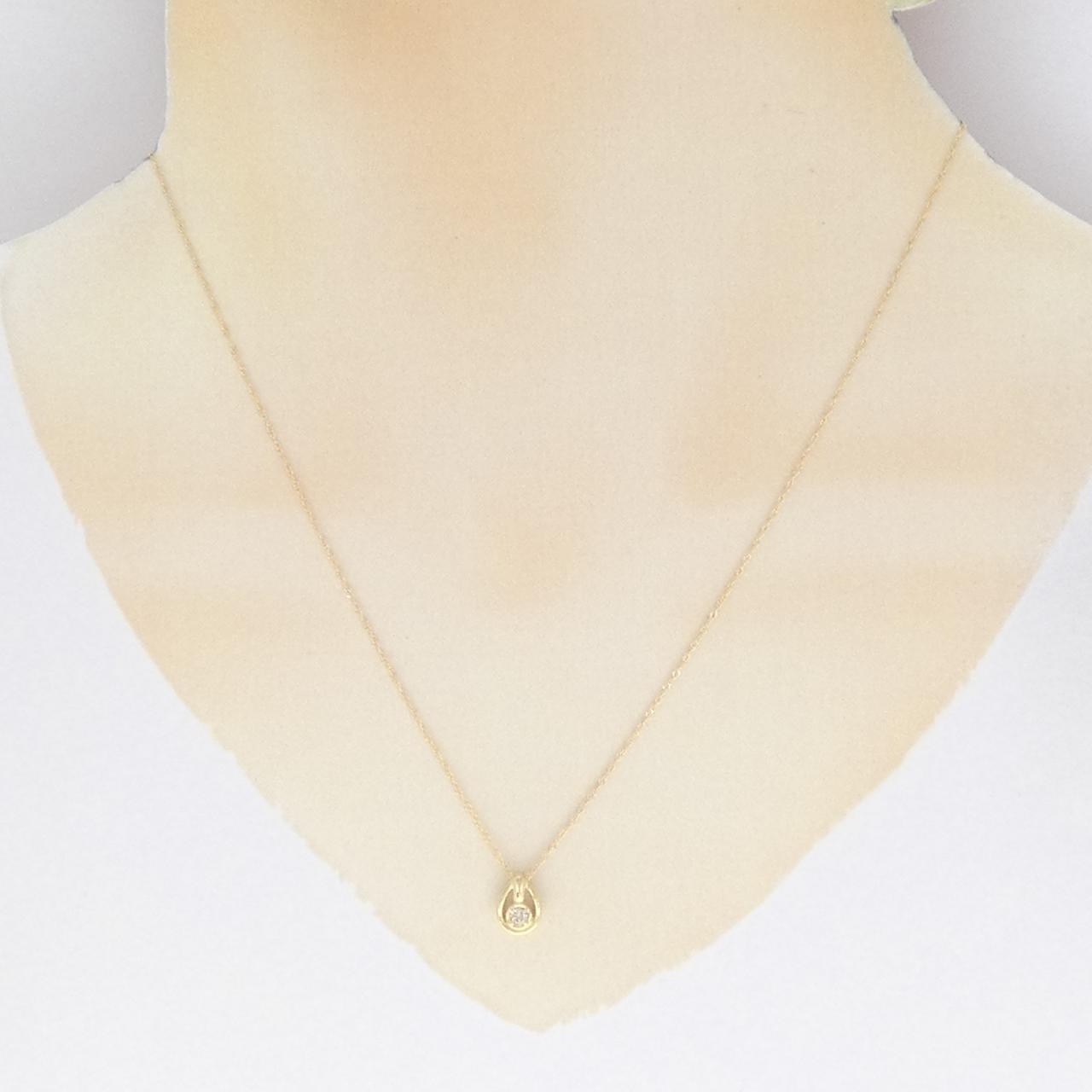 K18YG ダイヤモンド ネックレス 0.05CT