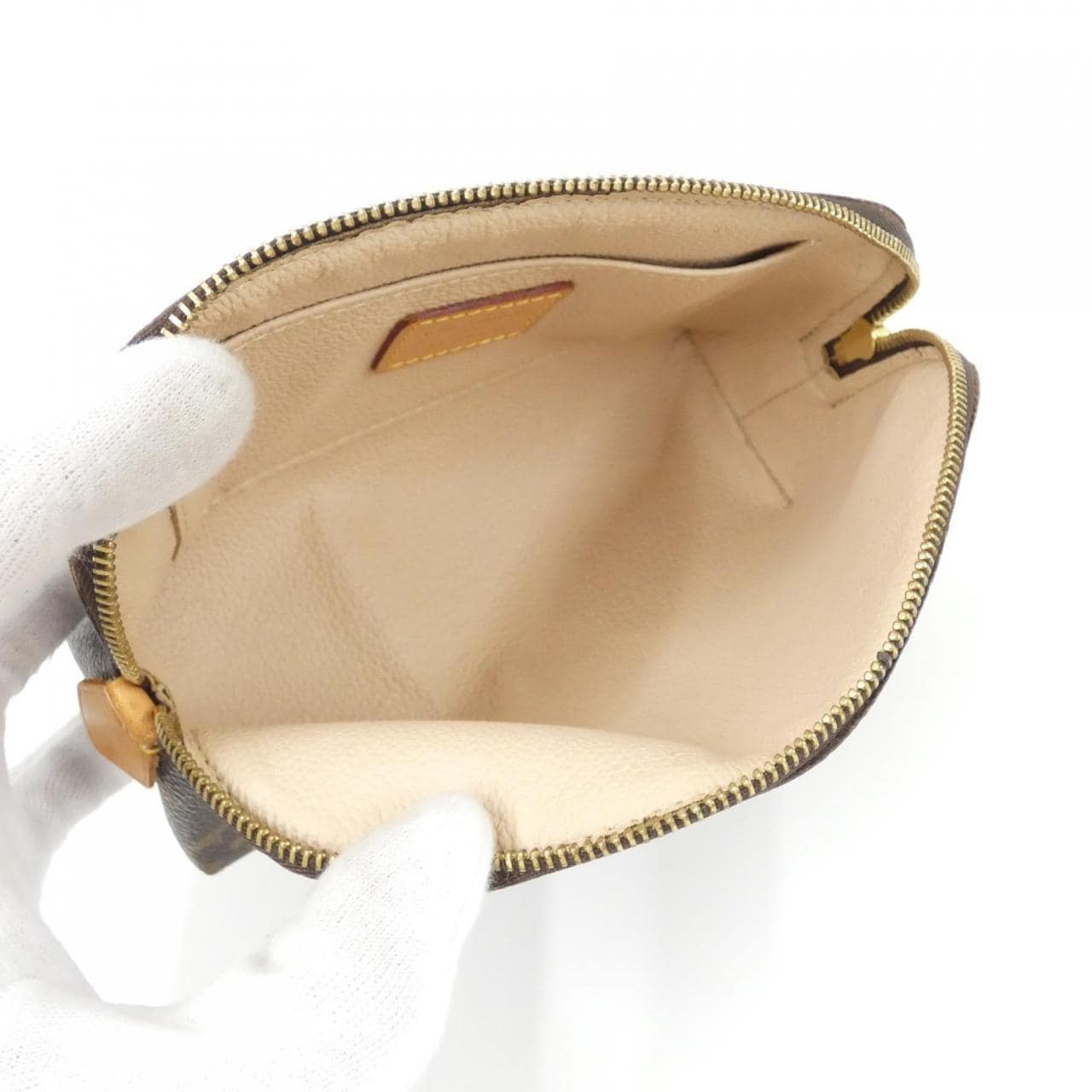 LOUIS VUITTON Monogram Pochette 化妝包 PM M47515