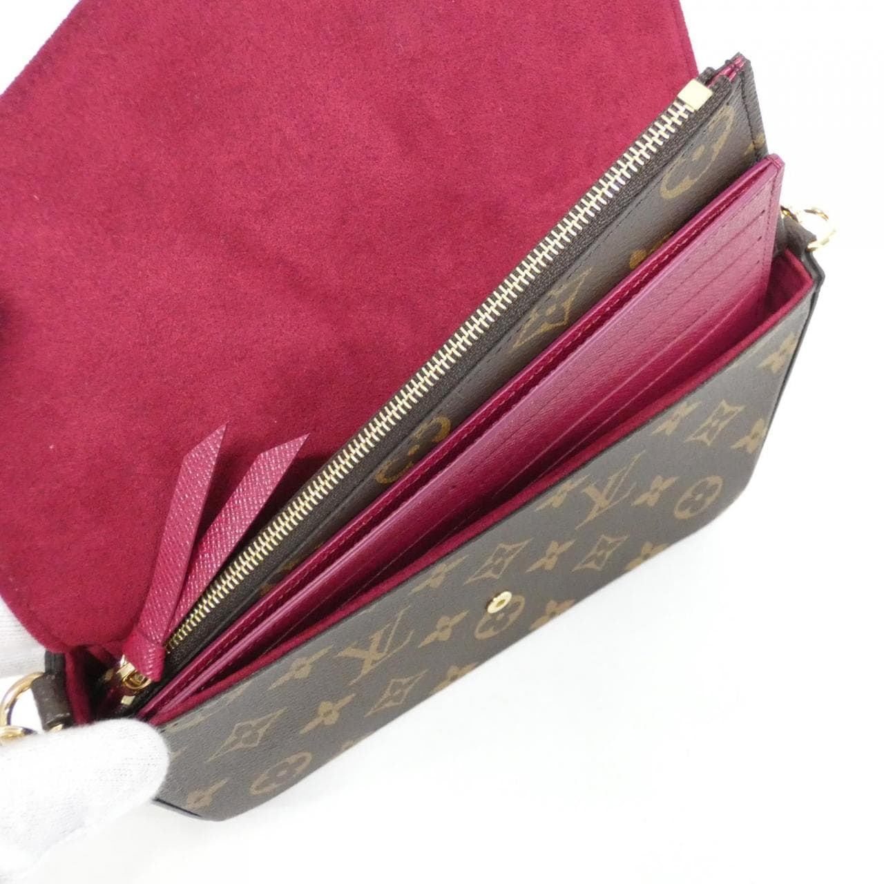 ルイヴィトン モノグラム ポシェット フェリシー M81896 ショルダーバッグ