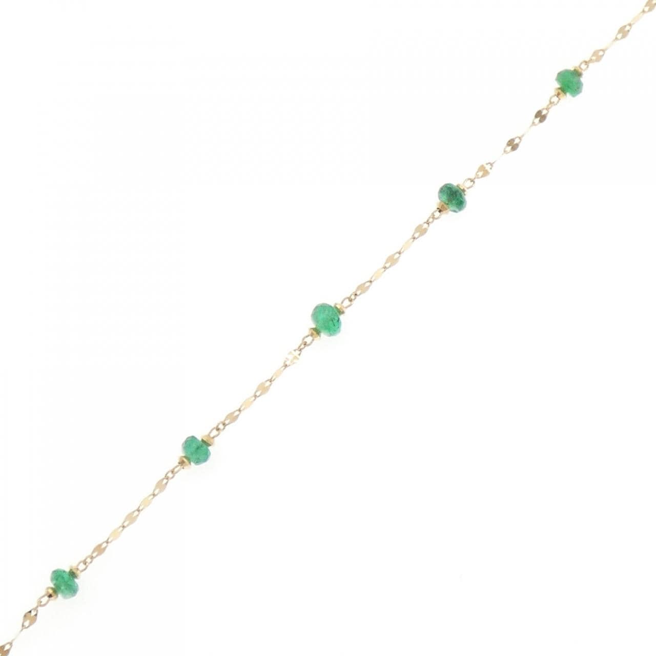 K18YG エメラルド ブレスレット 2.20CT