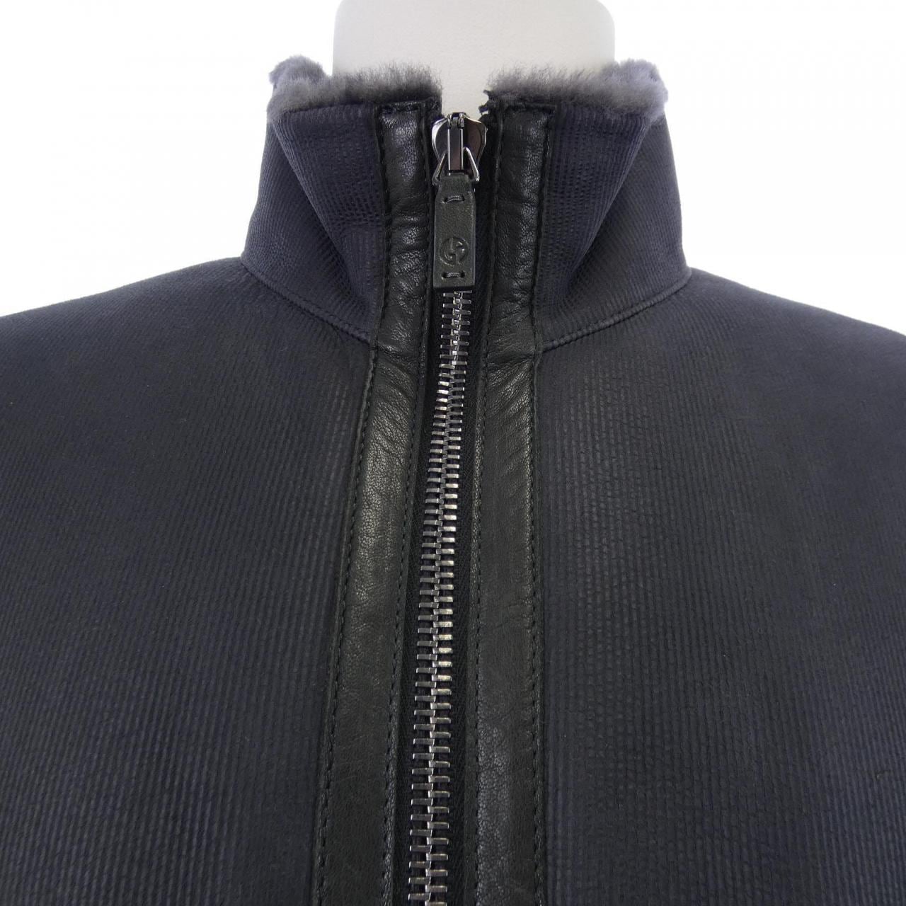 ジョルジオ アルマーニ GIORGIO ARMANI ムートンジャケット