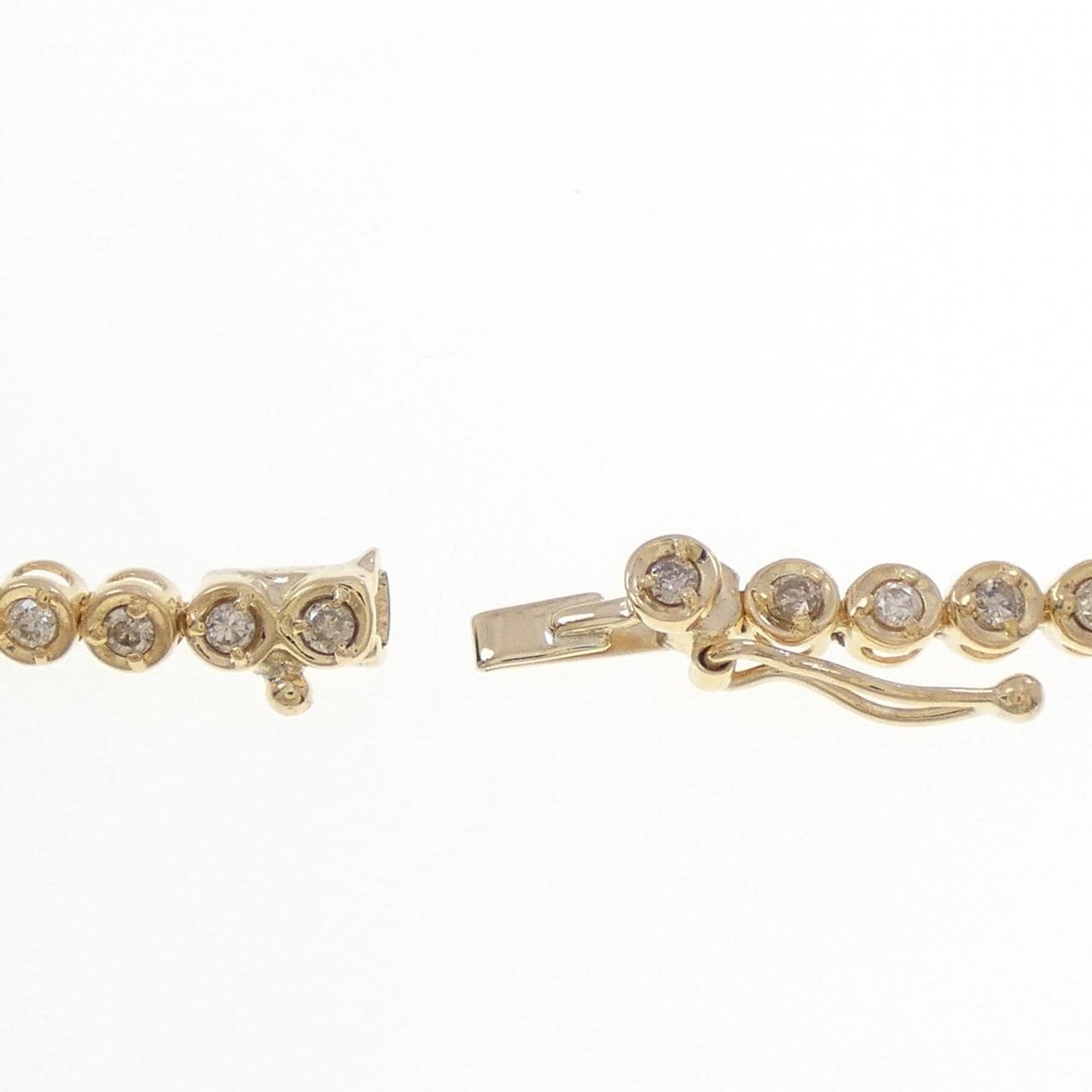 K18YG ダイヤモンド ブレスレット 1.00CT