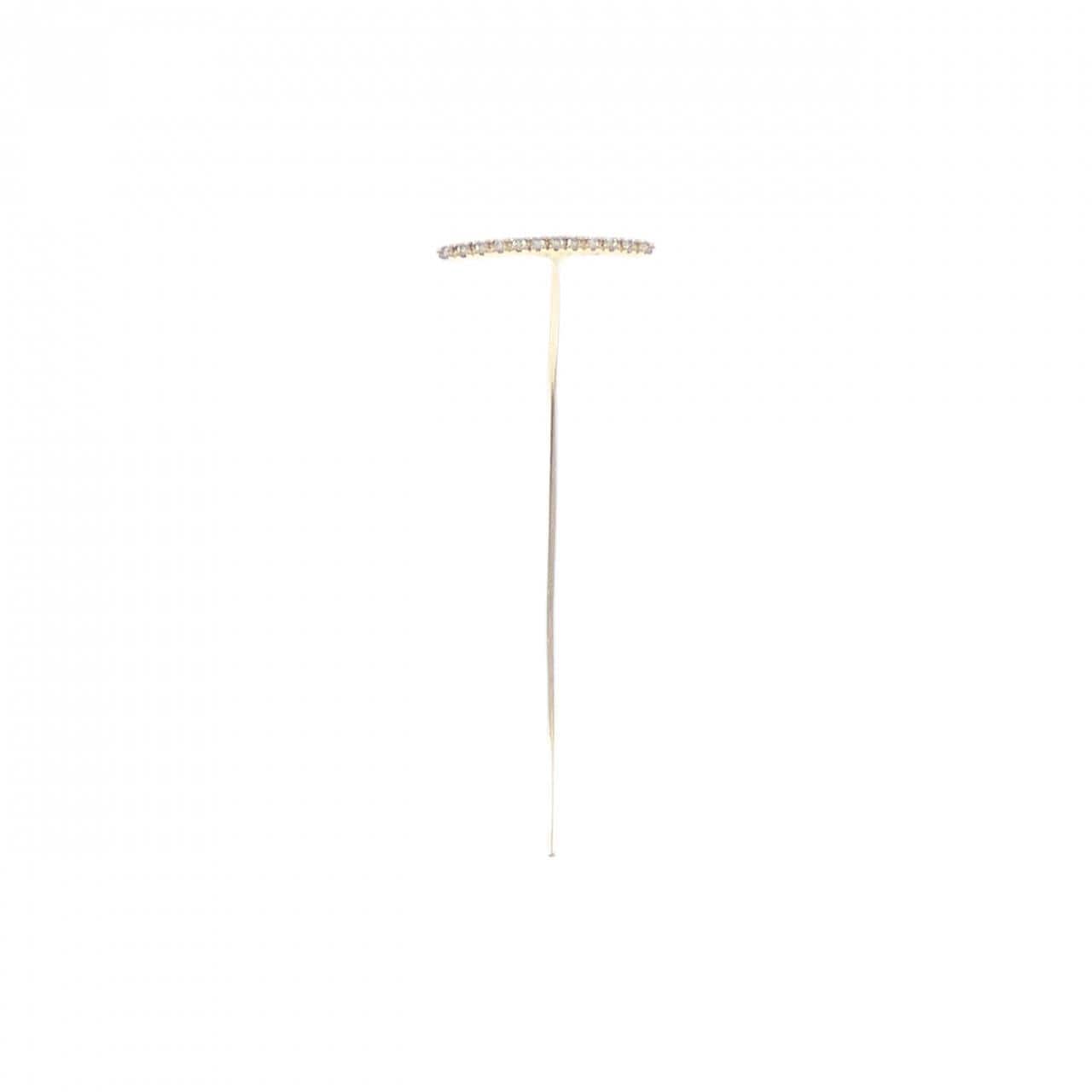 ヒロタカ ゴサマー ピアス 0.06CT 片耳