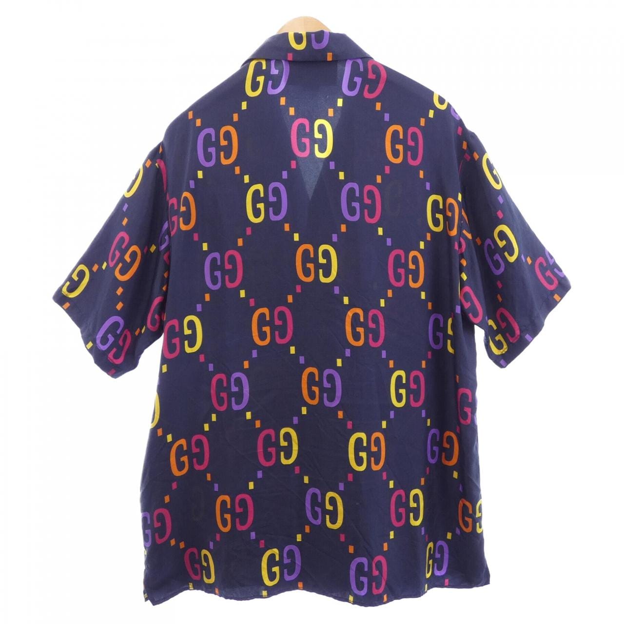 グッチ GUCCI ジャンボGGシルクボーリングシャツ 694124 ZAJOZ S／Sシャツ