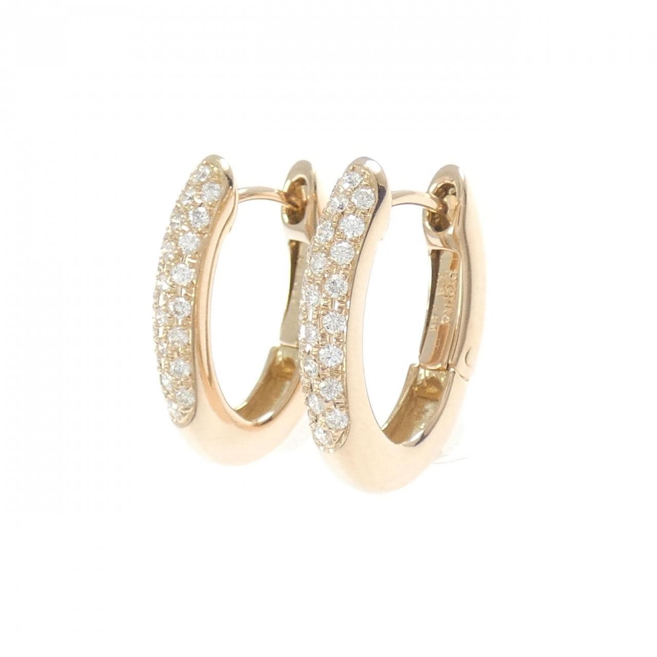K18PG ダイヤモンド ピアス 0.70CT