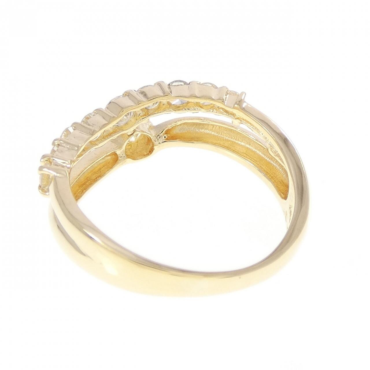 K18YG ダイヤモンド リング 0.50CT