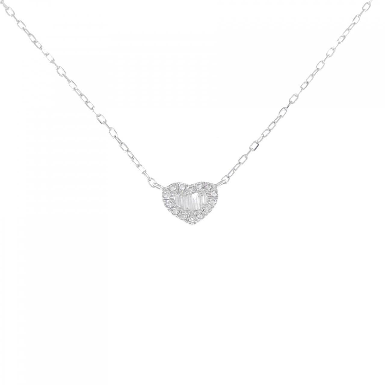 BELLESIORA heart Diamond necklace 0.14CT