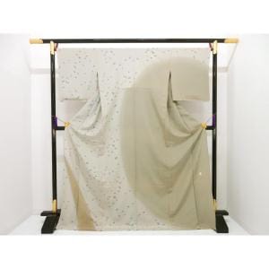 【未使用品】単衣　訪問着　友禅金彩加工　ボカシ染