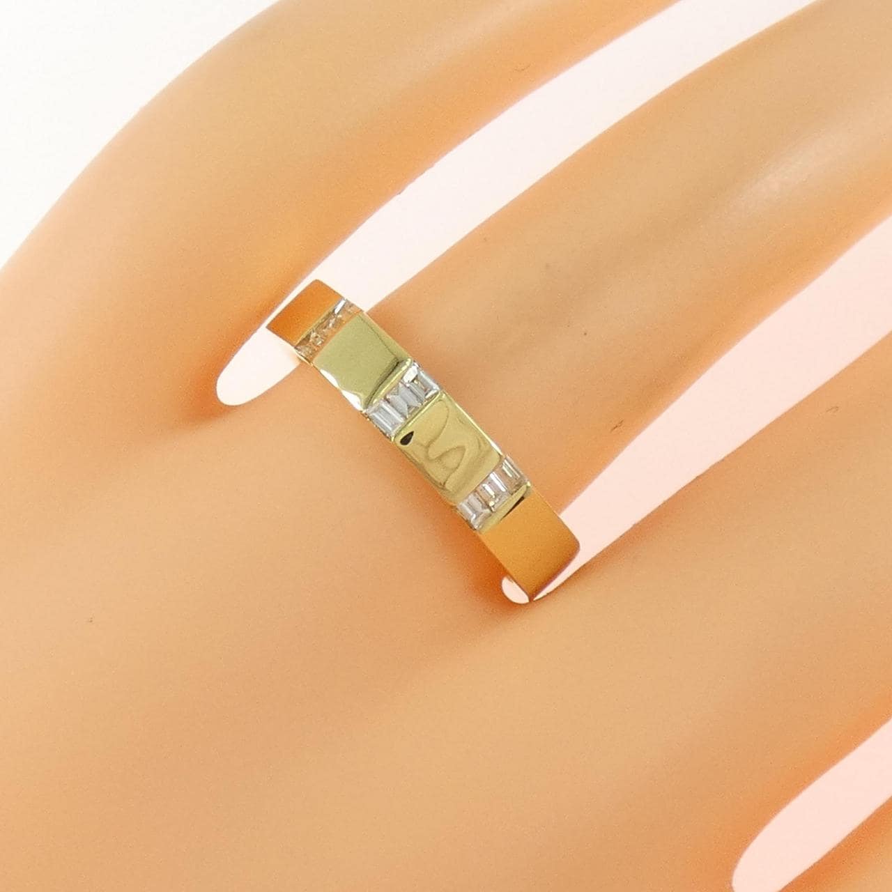 K18YG ダイヤモンド リング 0.20CT