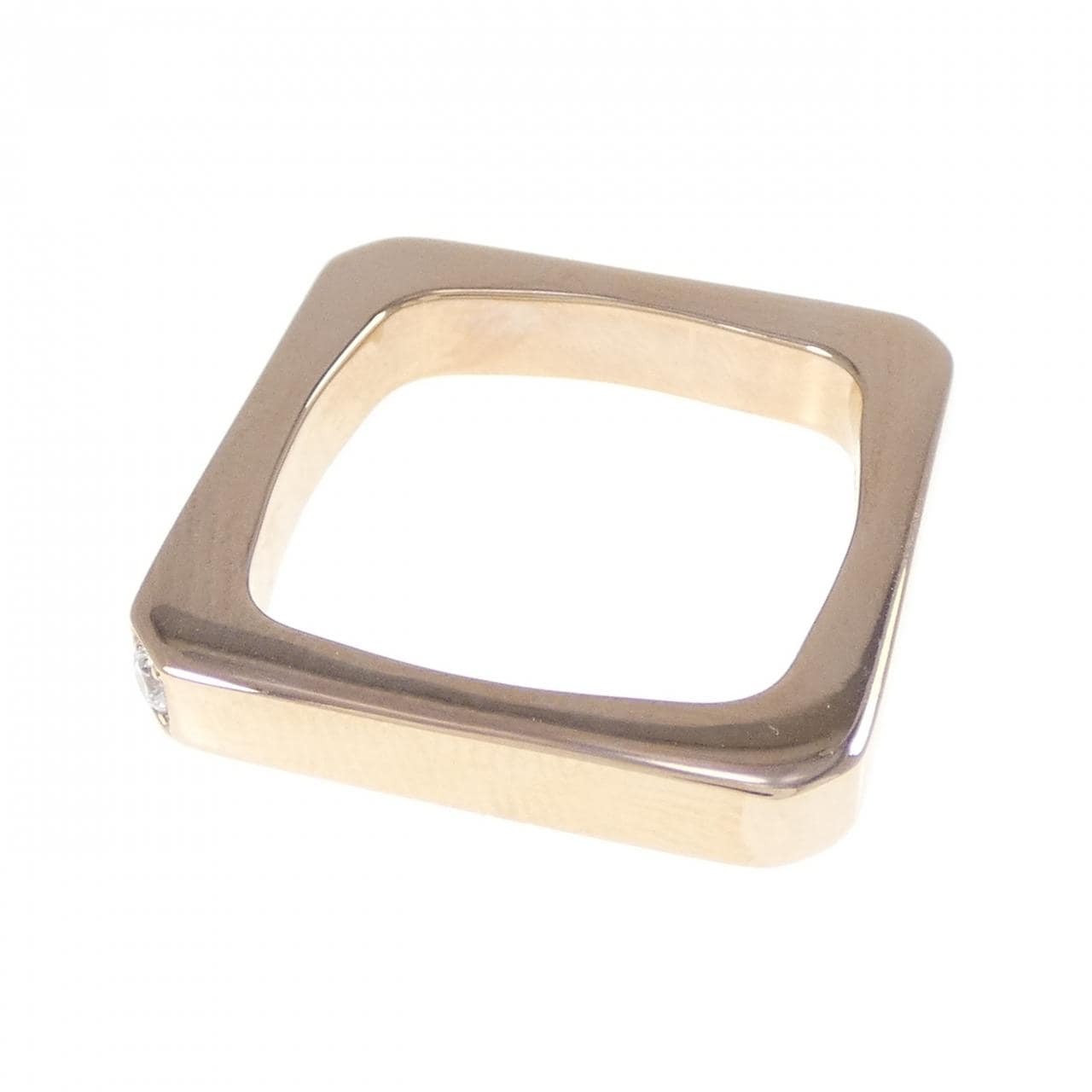K18PG ダイヤモンド リング 0.50CT