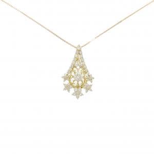 K18YG ダイヤモンド ネックレス 0.30CT