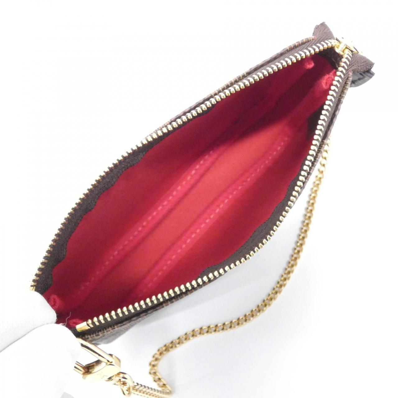 ルイヴィトン ダミエ ミニ ポシェット アクセソワール N58009 アクセサリーポーチ