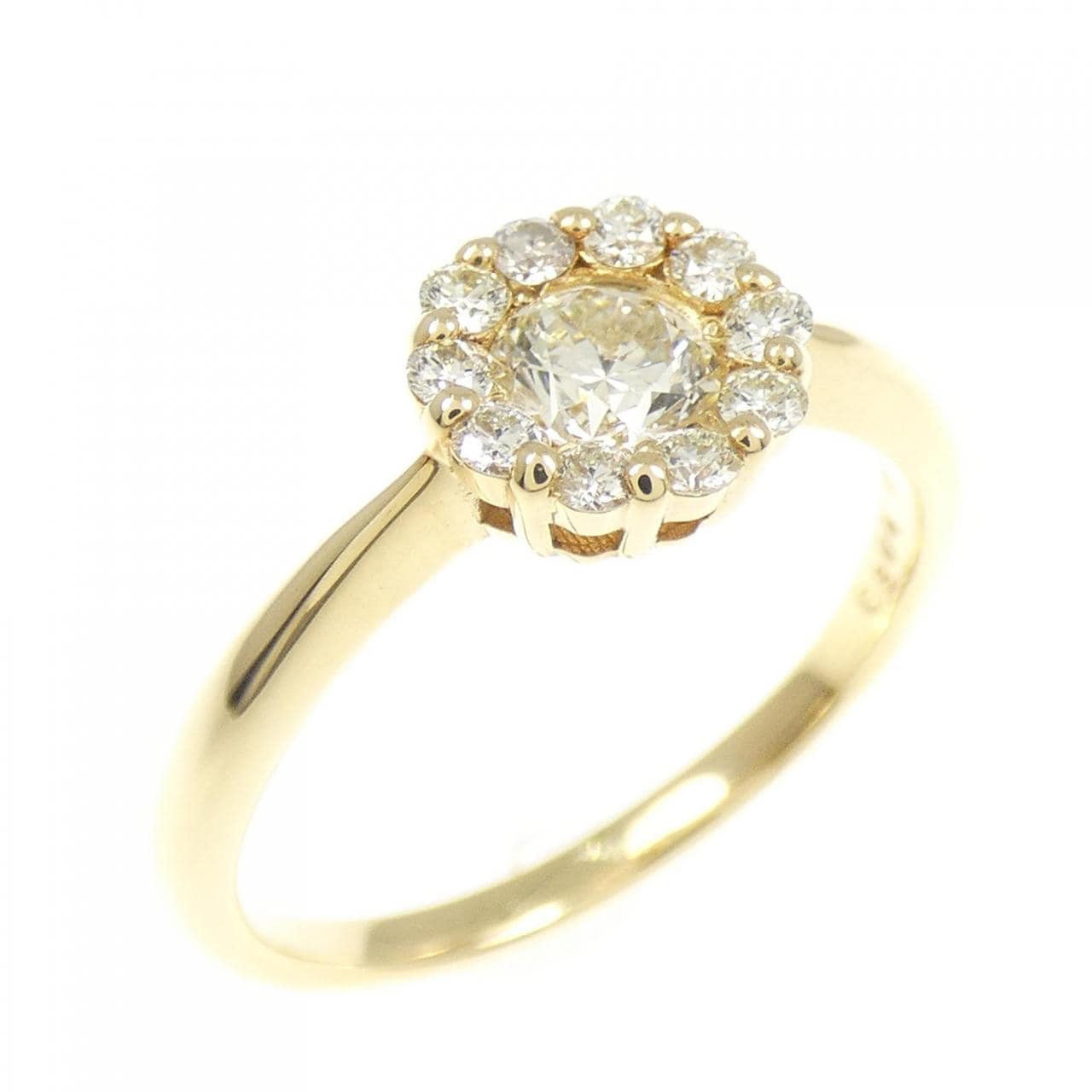 K18YG ダイヤモンド リング 0.304CT