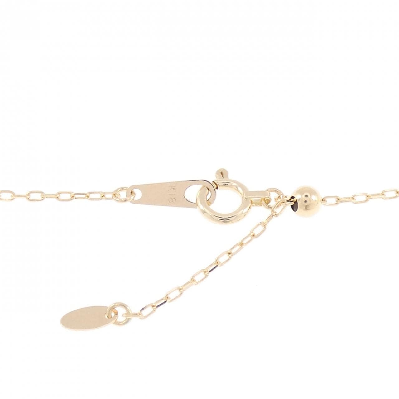 K18YG ダイヤモンド ネックレス 0.12CT