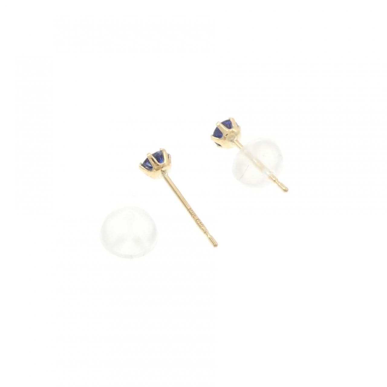 【新品】K18YG サファイヤ ピアス 0.20CT