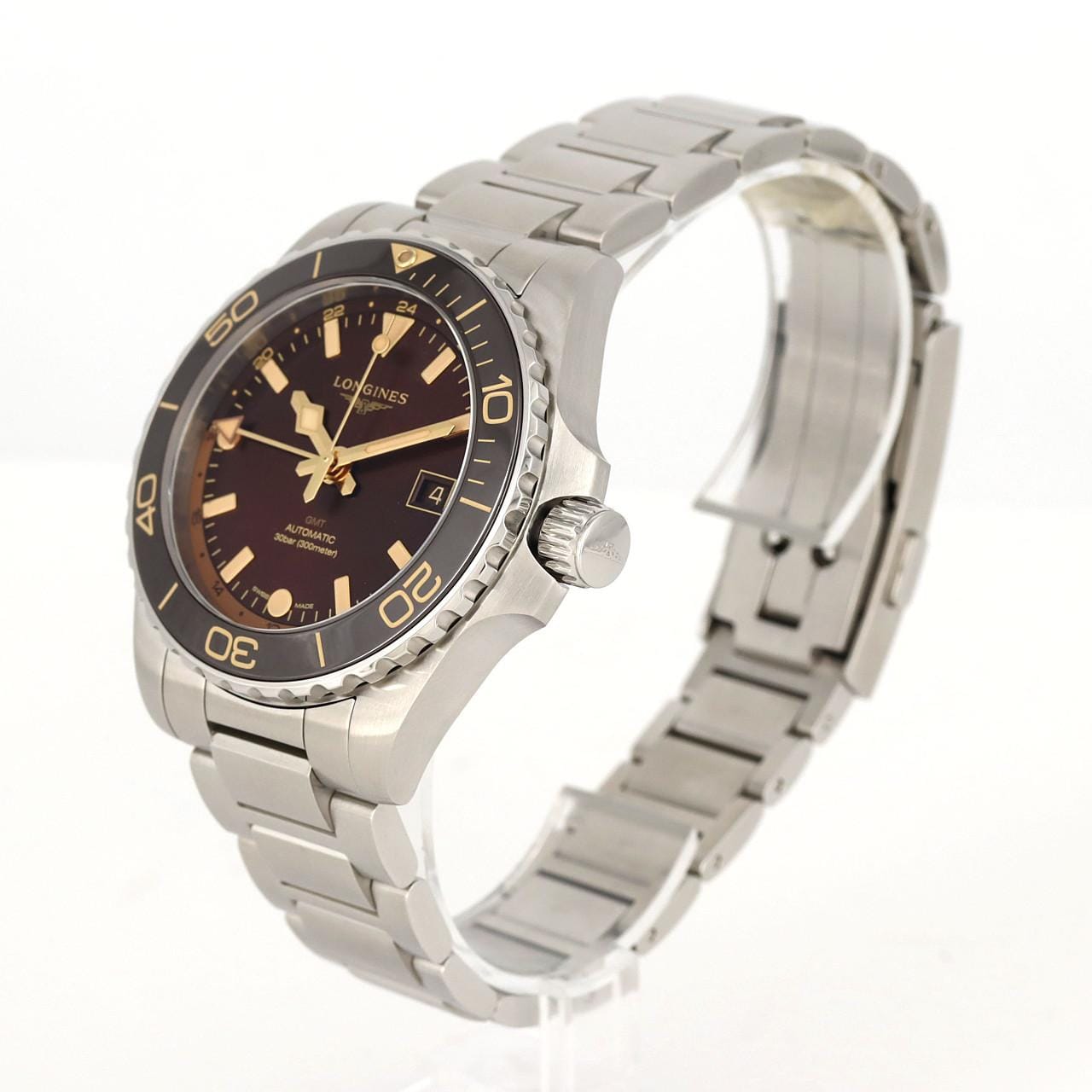 LONGINES HydroConquest GMT L3.790.4.66.6 SS自動上弦
