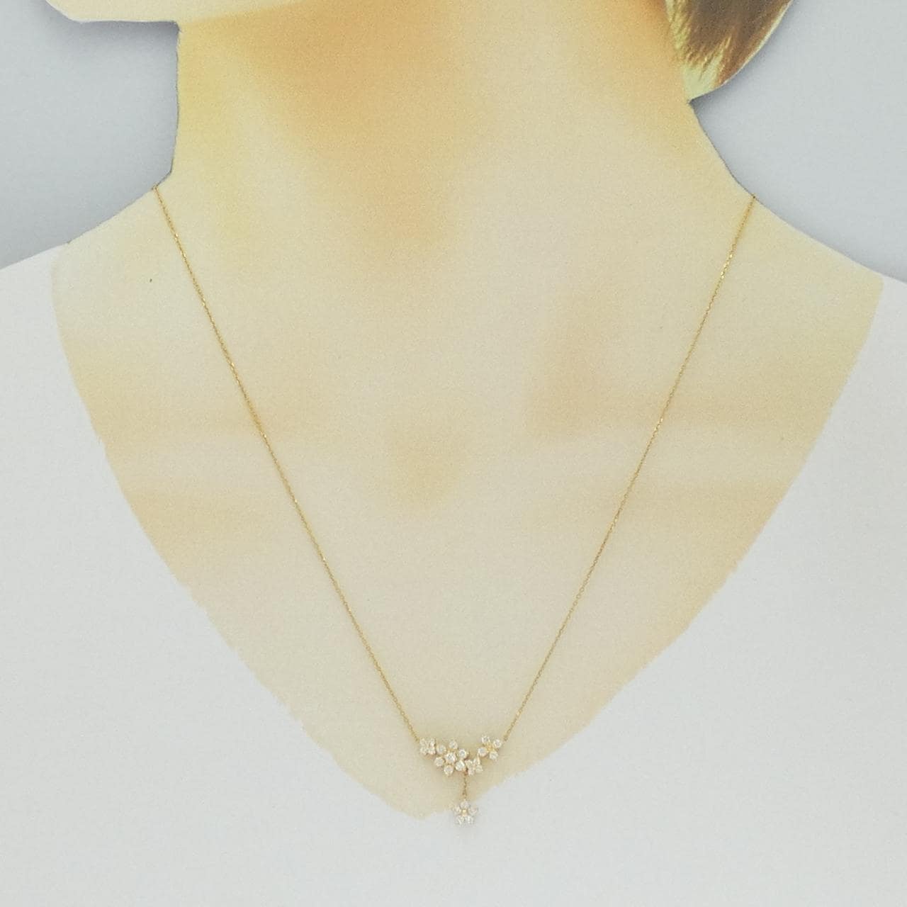ポンテヴェキオ フラワーワルツ ネックレス 0.33CT