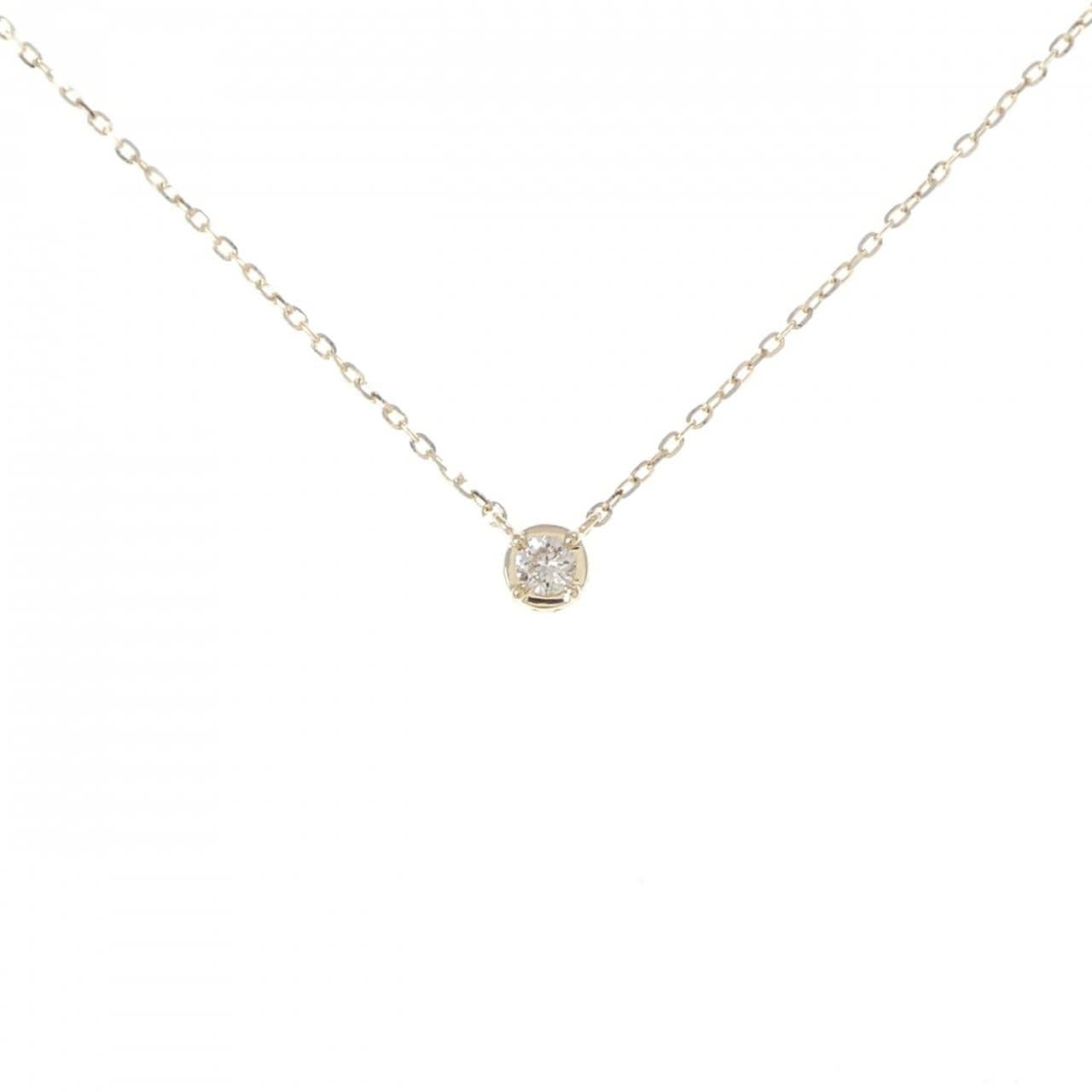 アガット ダイヤモンド ネックレス 0.03CT