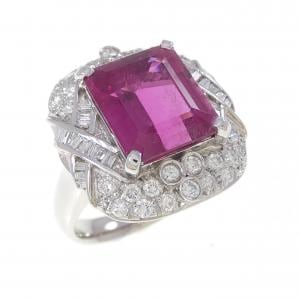 PT900 ルベライトトルマリン リング 5.73CT