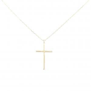 K18YG クロス ネックレス