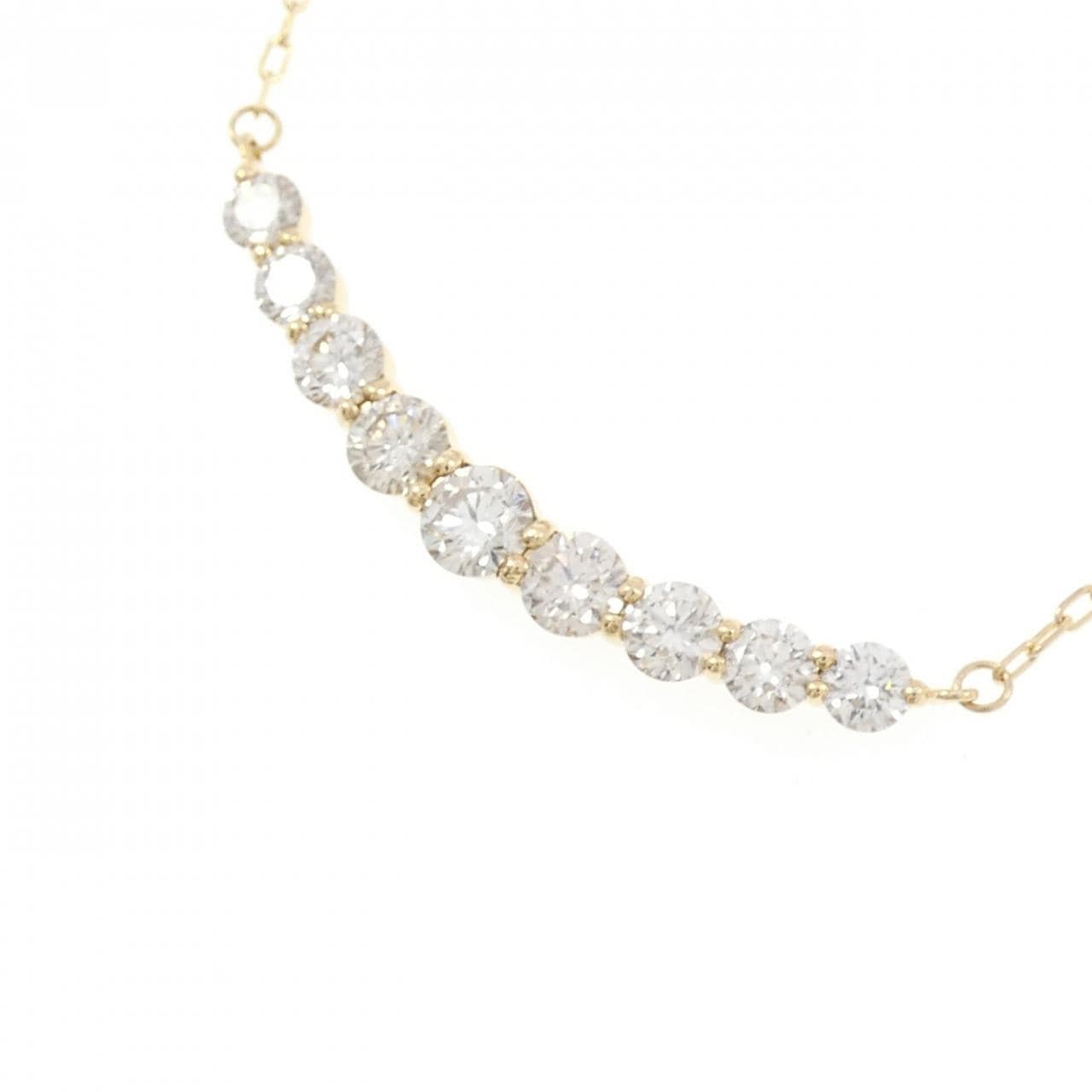 K18YG ダイヤモンド ネックレス 1.00CT