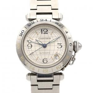 【ノーメンテナンス還元価格】カルティエ パシャC GMT W31029M7 SS 自動巻