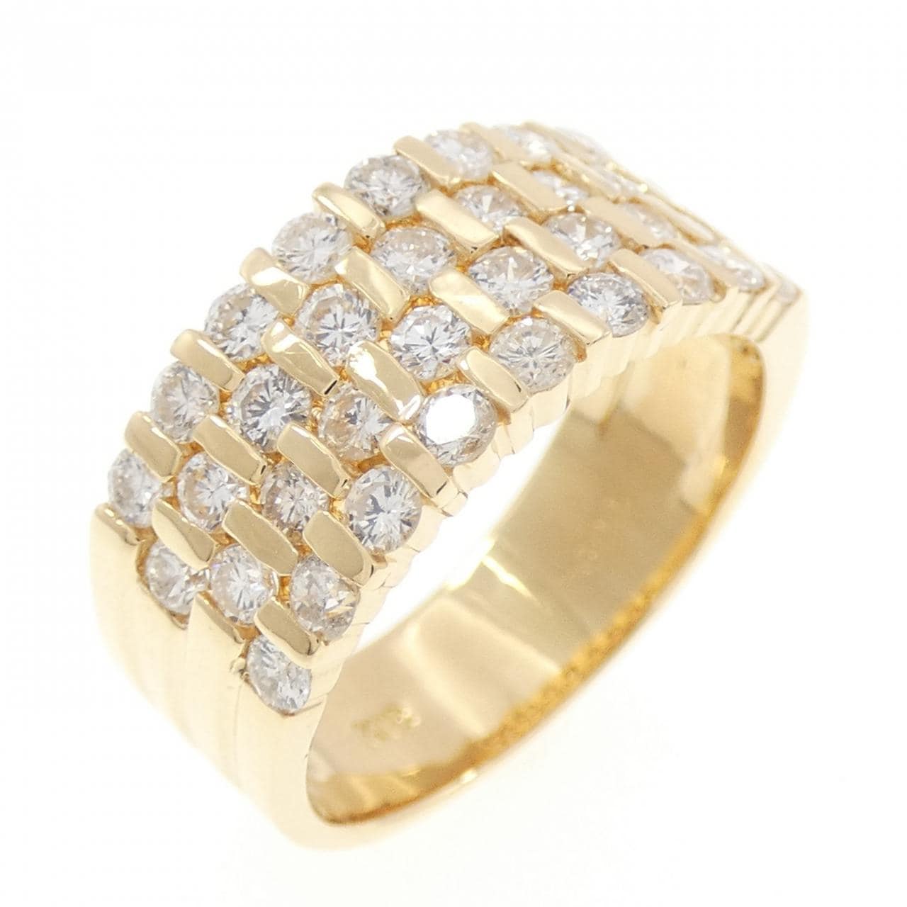 K18YG ダイヤモンド リング 1.084CT
