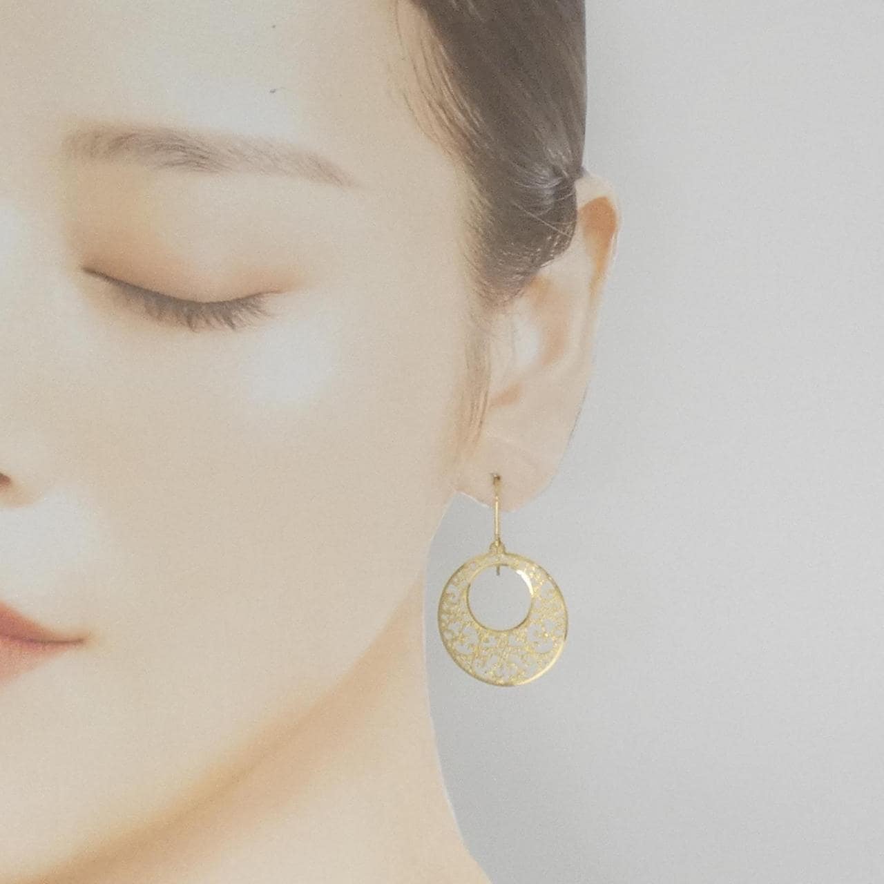 STAR JEWELRY 18KTYG 耳环