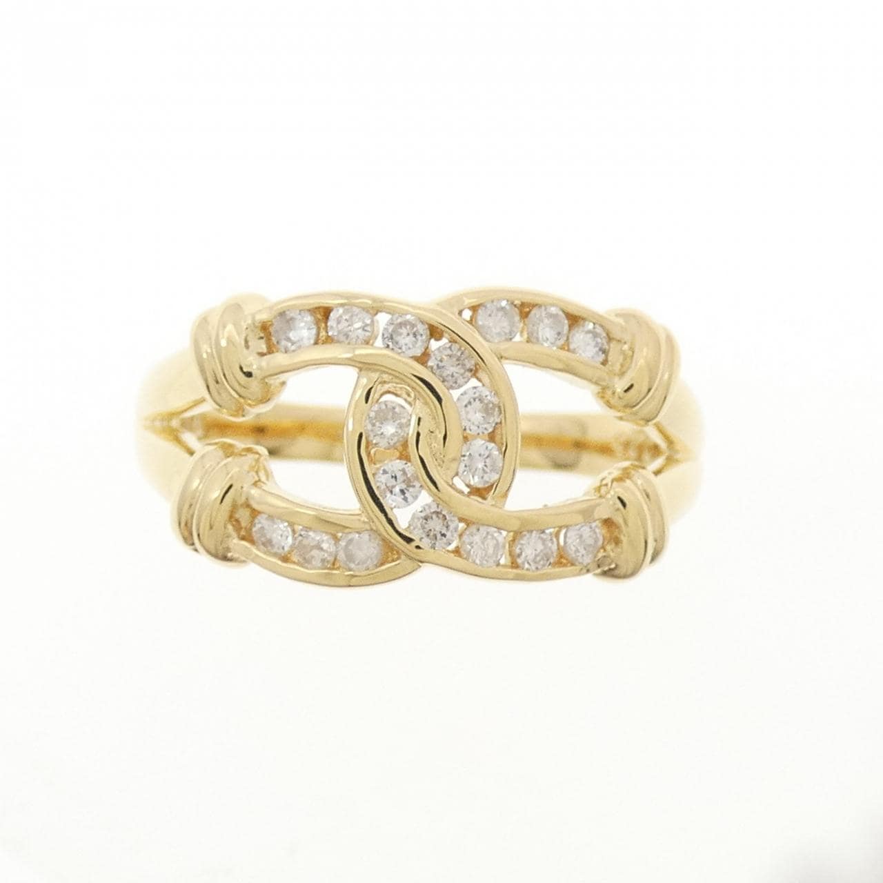 K18YG ダイヤモンド リング 0.25CT