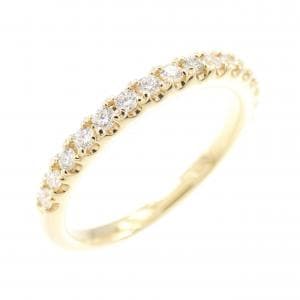 [Remake] K18YG Half Eternity Diamond Ring 0.20CT