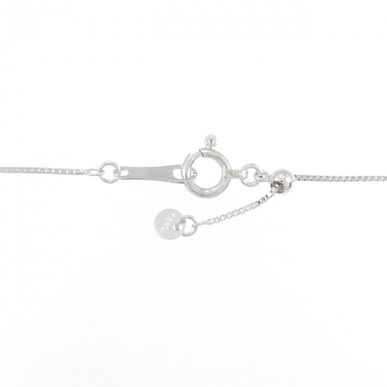 K18WG ダイヤモンド ネックレス 0.25CT