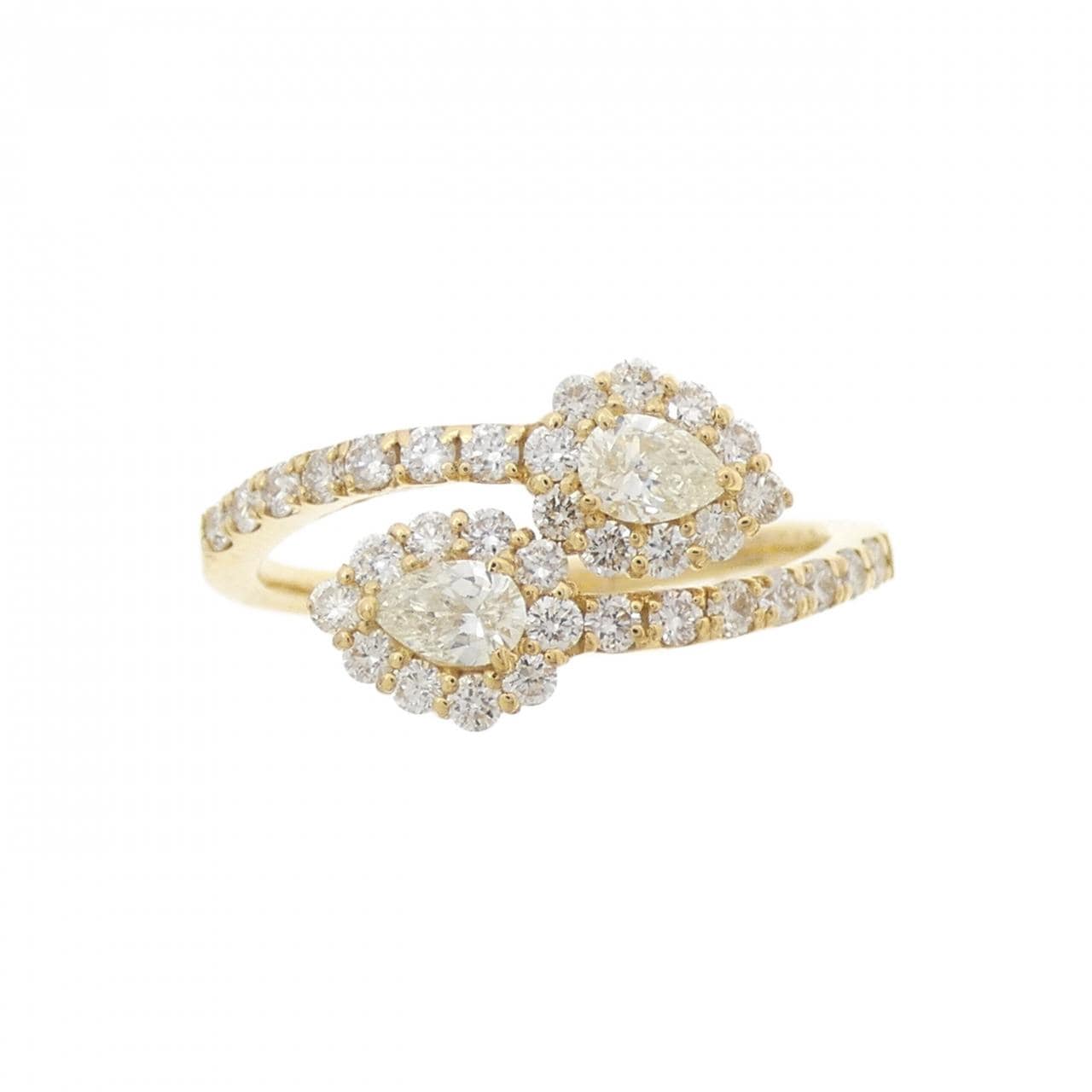 【新品】K18YG ダイヤモンド リング 0.70CT