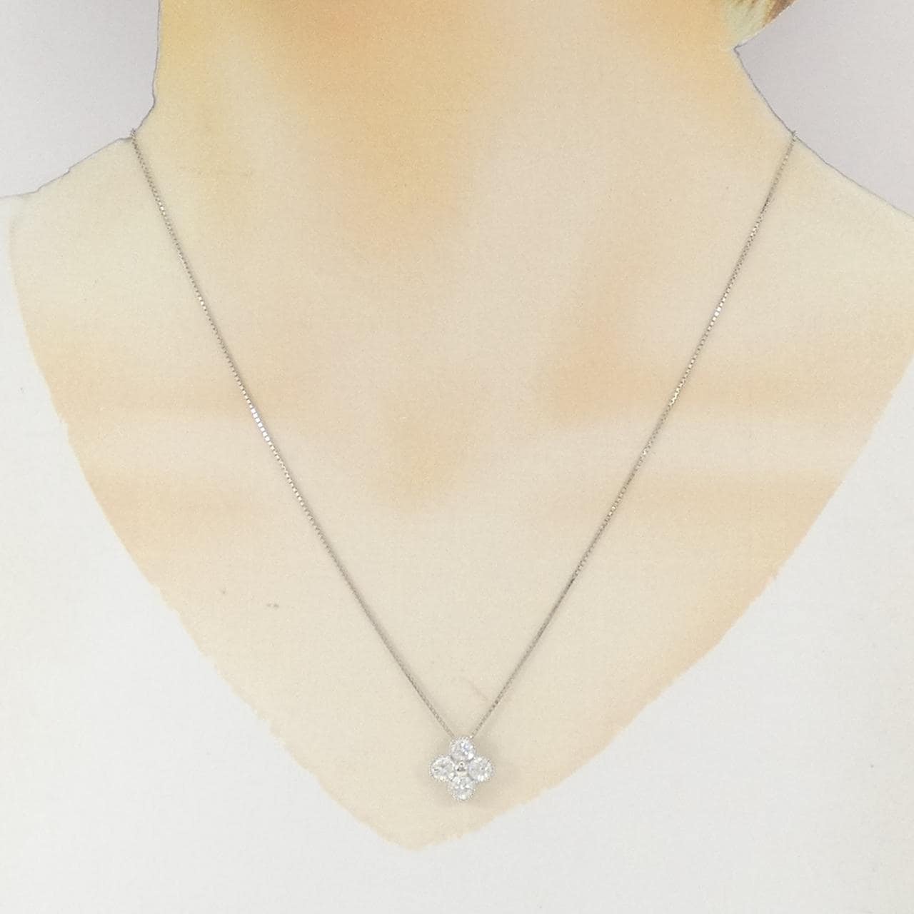 【新品】PT900/PT850 ダイヤモンド ネックレス 1.007CT E VS2 VG