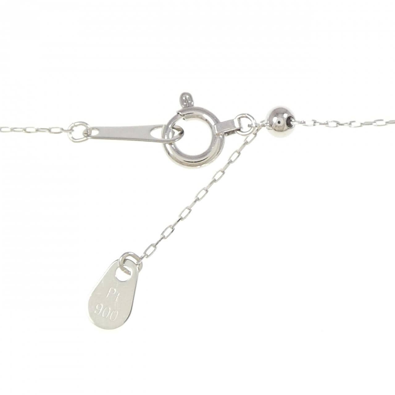 PT900 ジルコン ネックレス 0.92CT