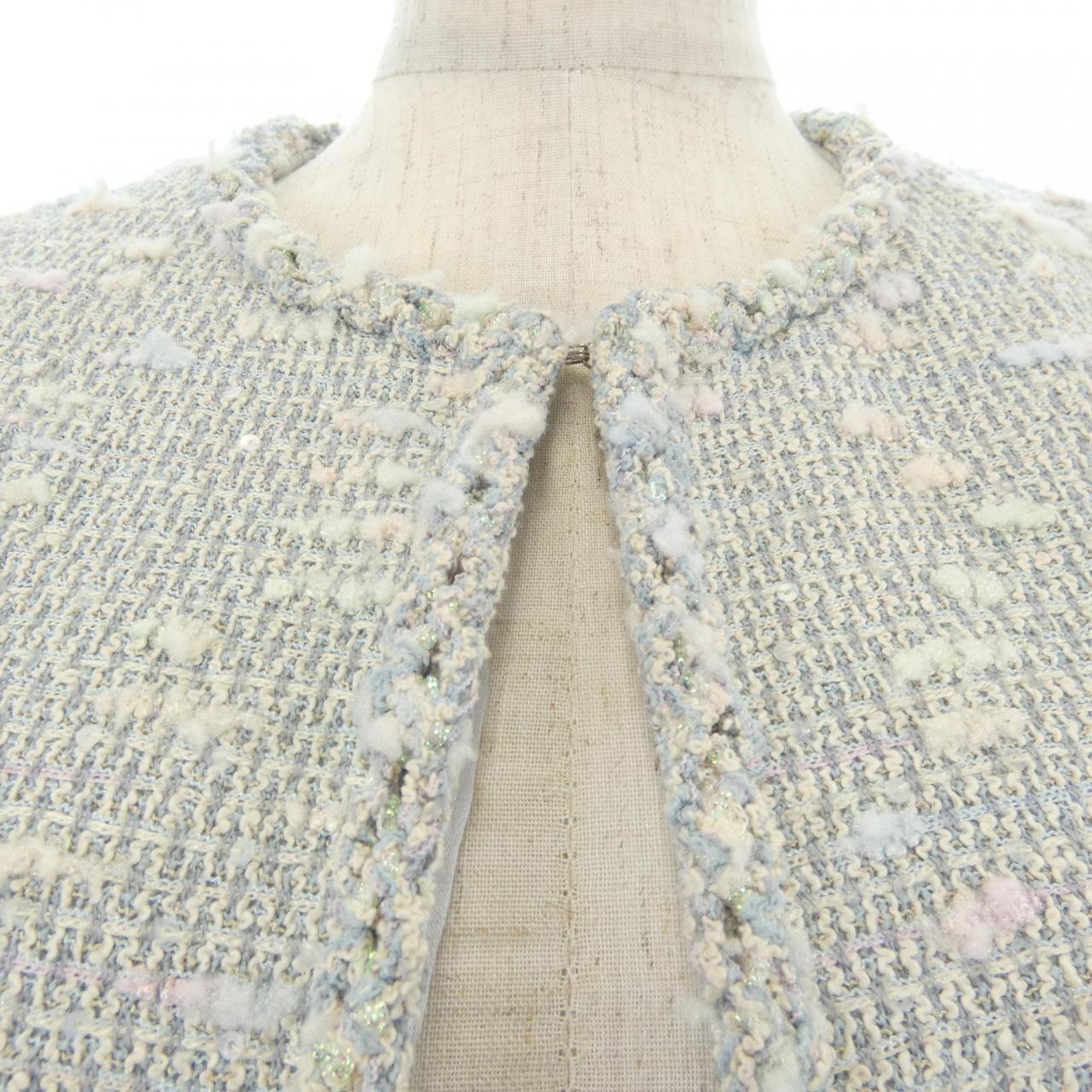 シャネル CHANEL P29904V16316 07C ノーカラージャケット