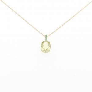 ジーエスティービー ペリドット ネックレス 1.50CT