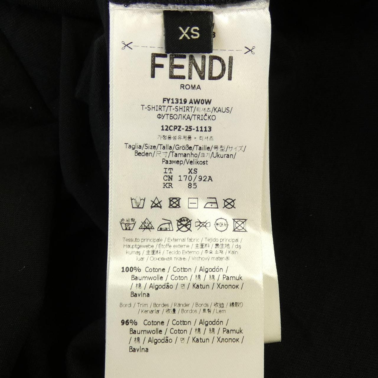 フェンディ FENDI FY1319 AWOW Tシャツ