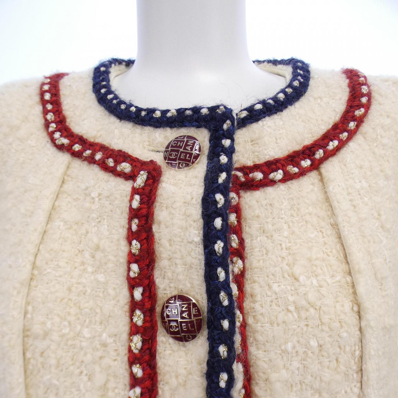 シャネル CHANEL ノーカラージャケット