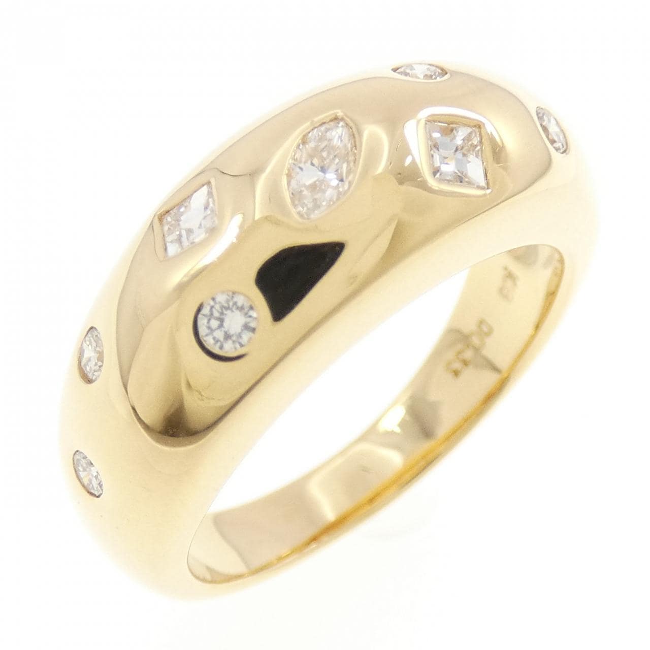 K18YG ダイヤモンド リング 0.33CT