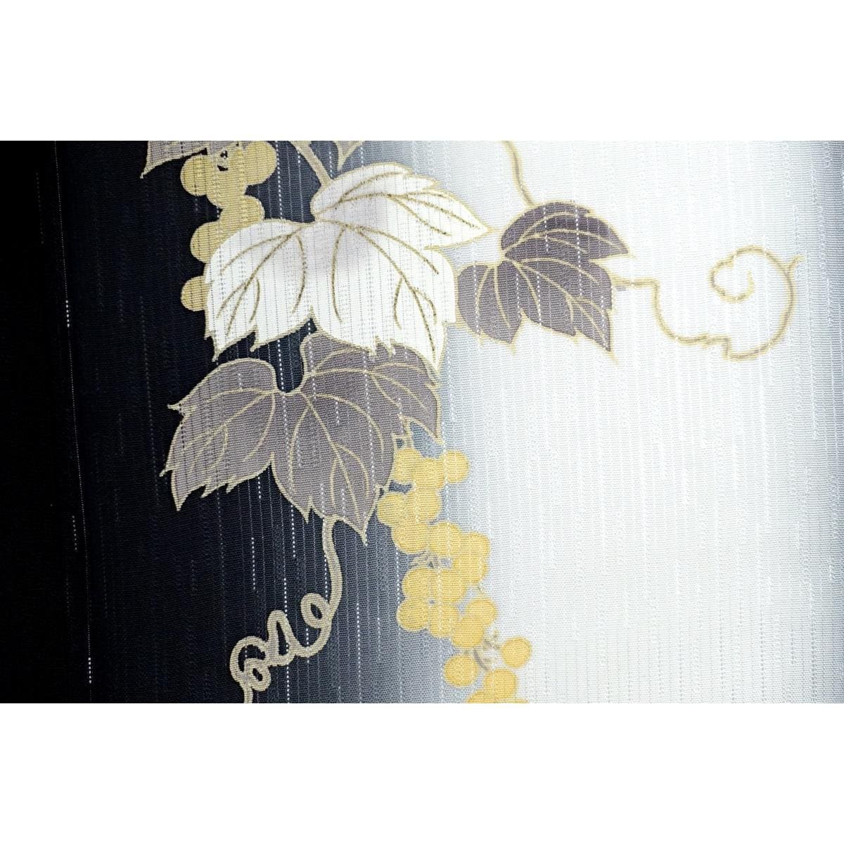 [Unused items] Tatero Homongi with a single robe Yuzen processing Bokashi dyeing
