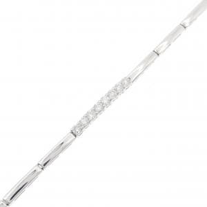 K18WG ダイヤモンド ブレスレット 0.20CT