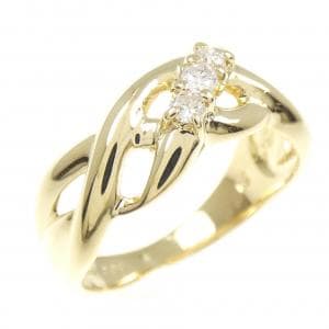 K18YG ダイヤモンド リング 0.09CT