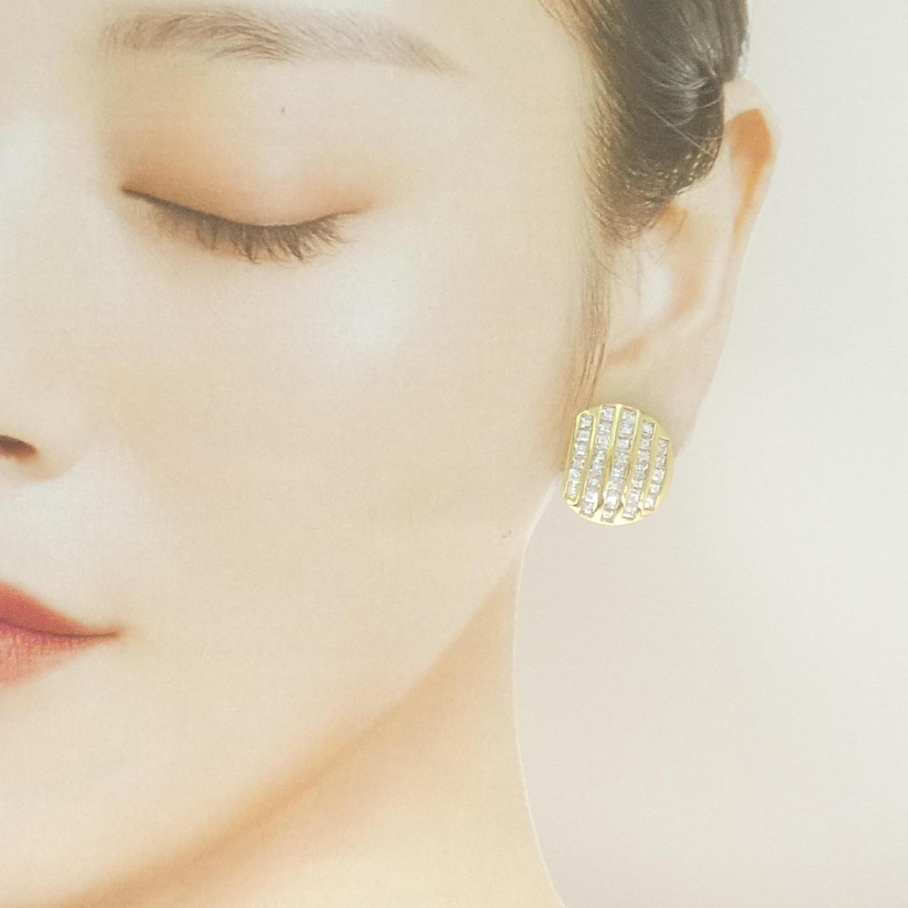 K18YG ダイヤモンド ピアス