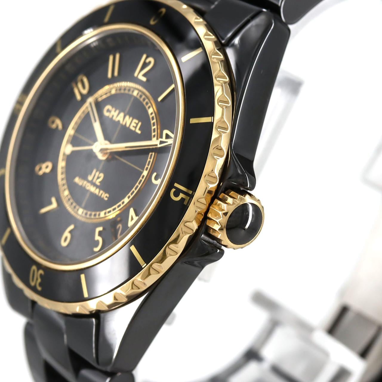 シャネル J12 キャリバー12.1 38mmセラミックxYG H9541 セラミックxYG 自動巻