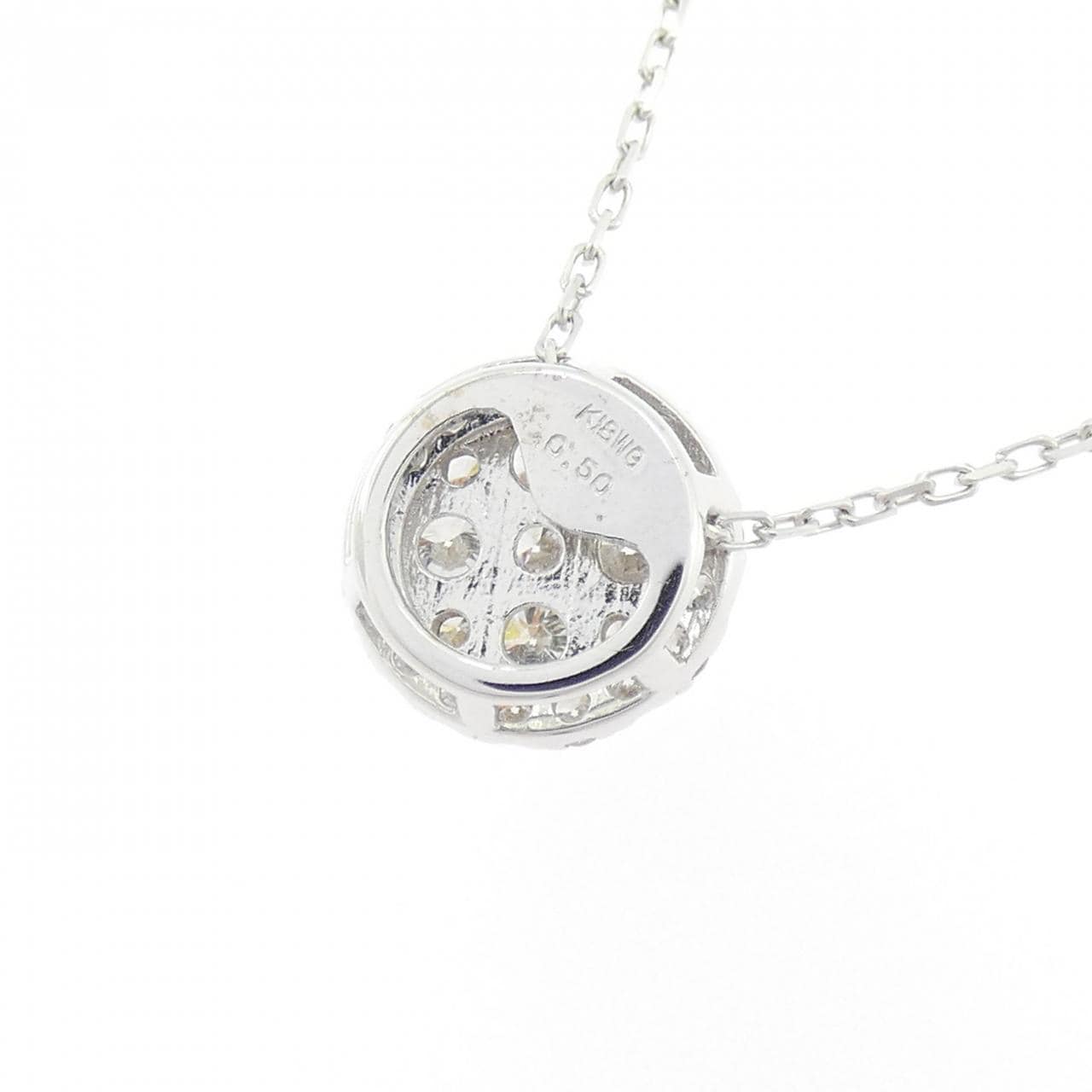 K18WG ダイヤモンド ネックレス 0.50CT