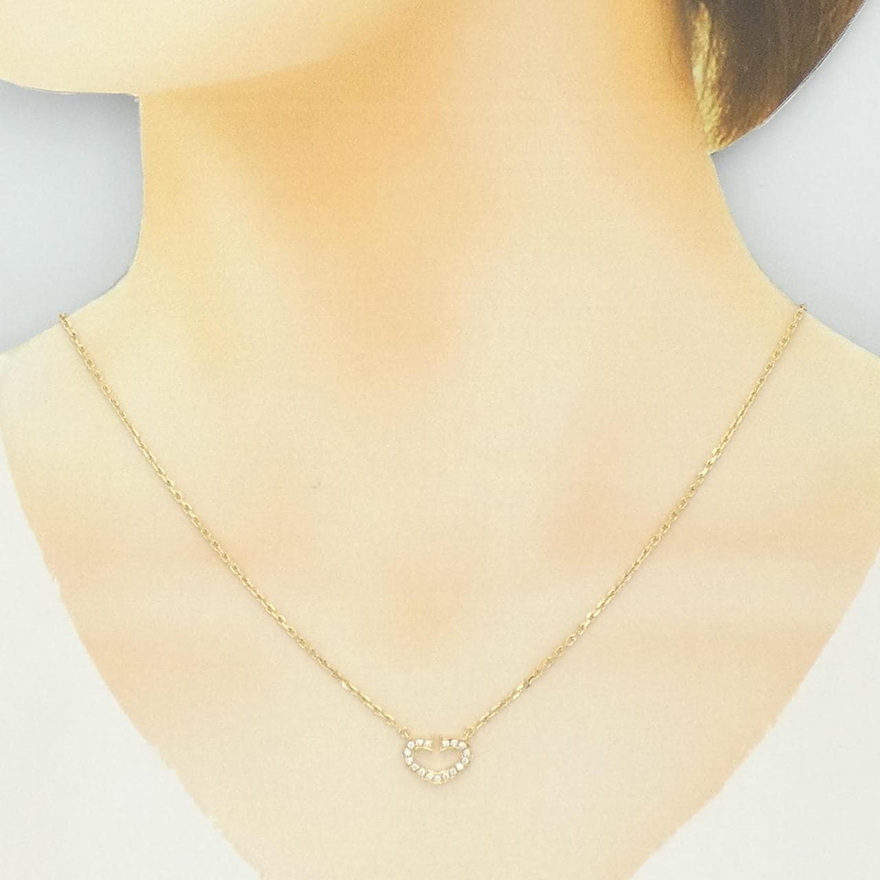 Cartier C heart necklace