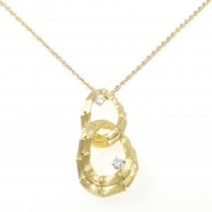 K18YG/K18WG ダイヤモンド ネックレス 0.28CT