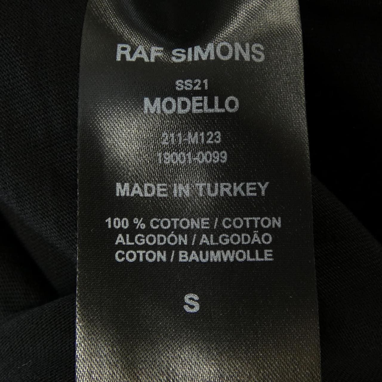 ラフシモンズ RAF SIMONS 211-M123 Tシャツ