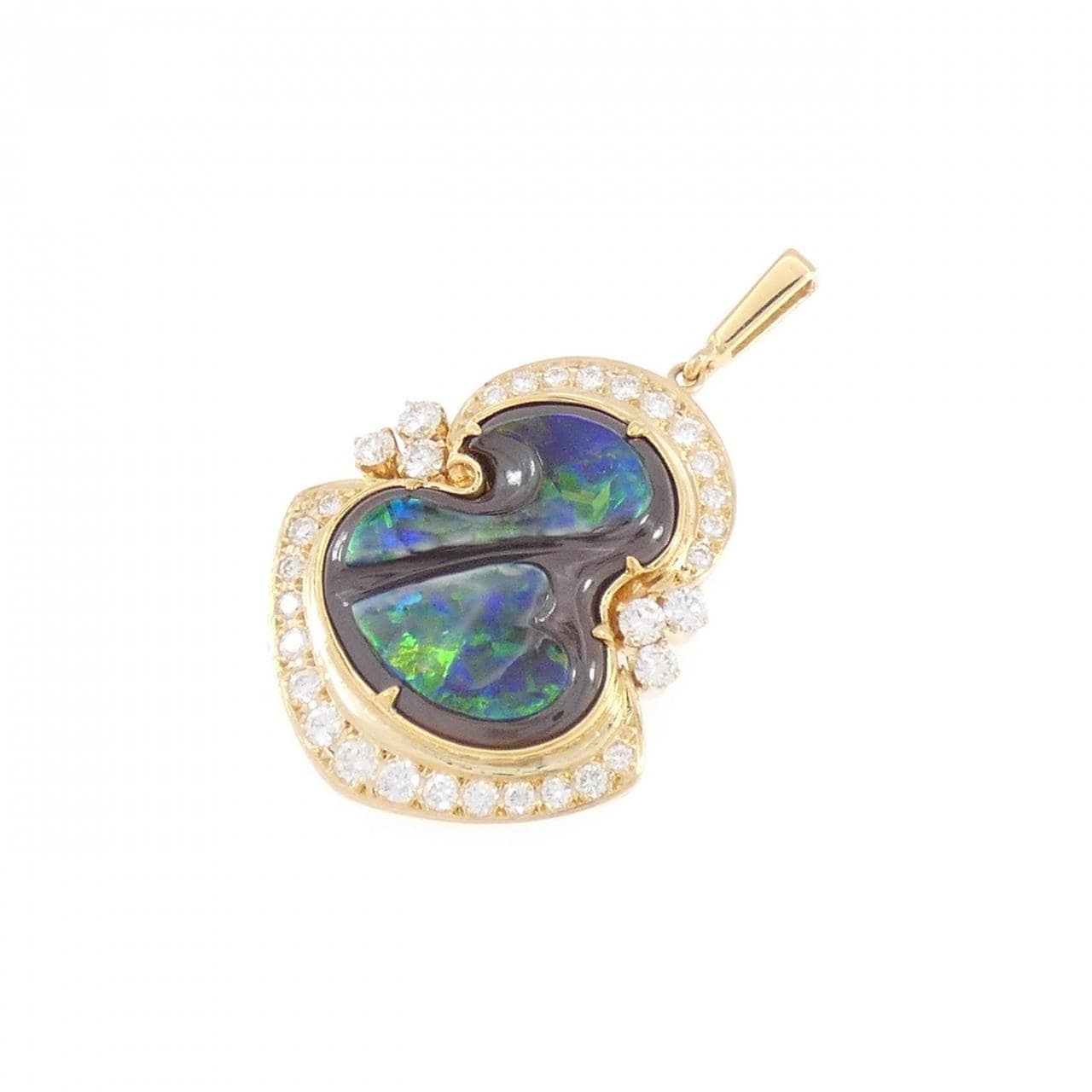 ミキモト ボルダーオパール ペンダント 8.34CT